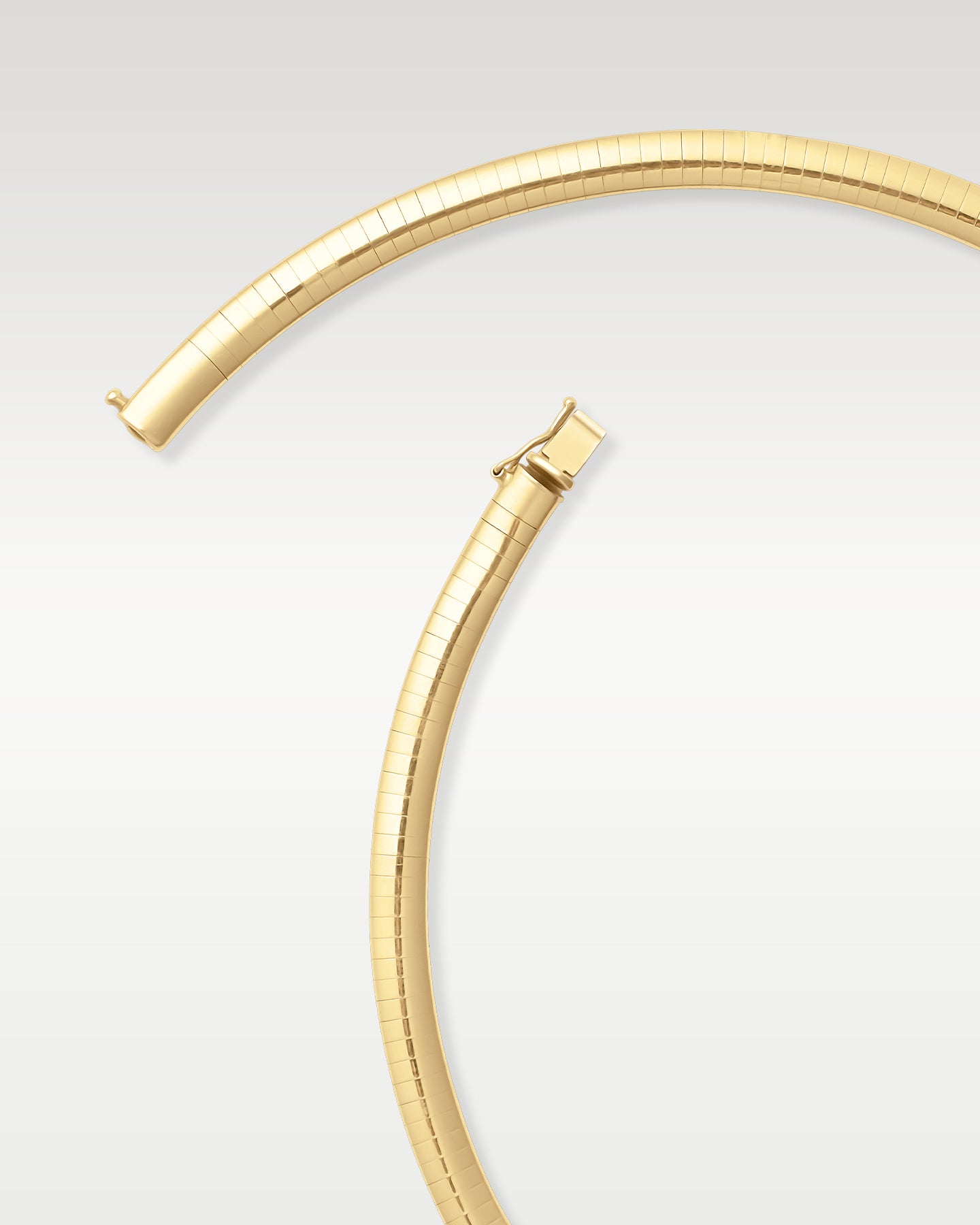 Yellow Gold Omega Necklace | Noah's Fine Jewelry Dallas, Texas