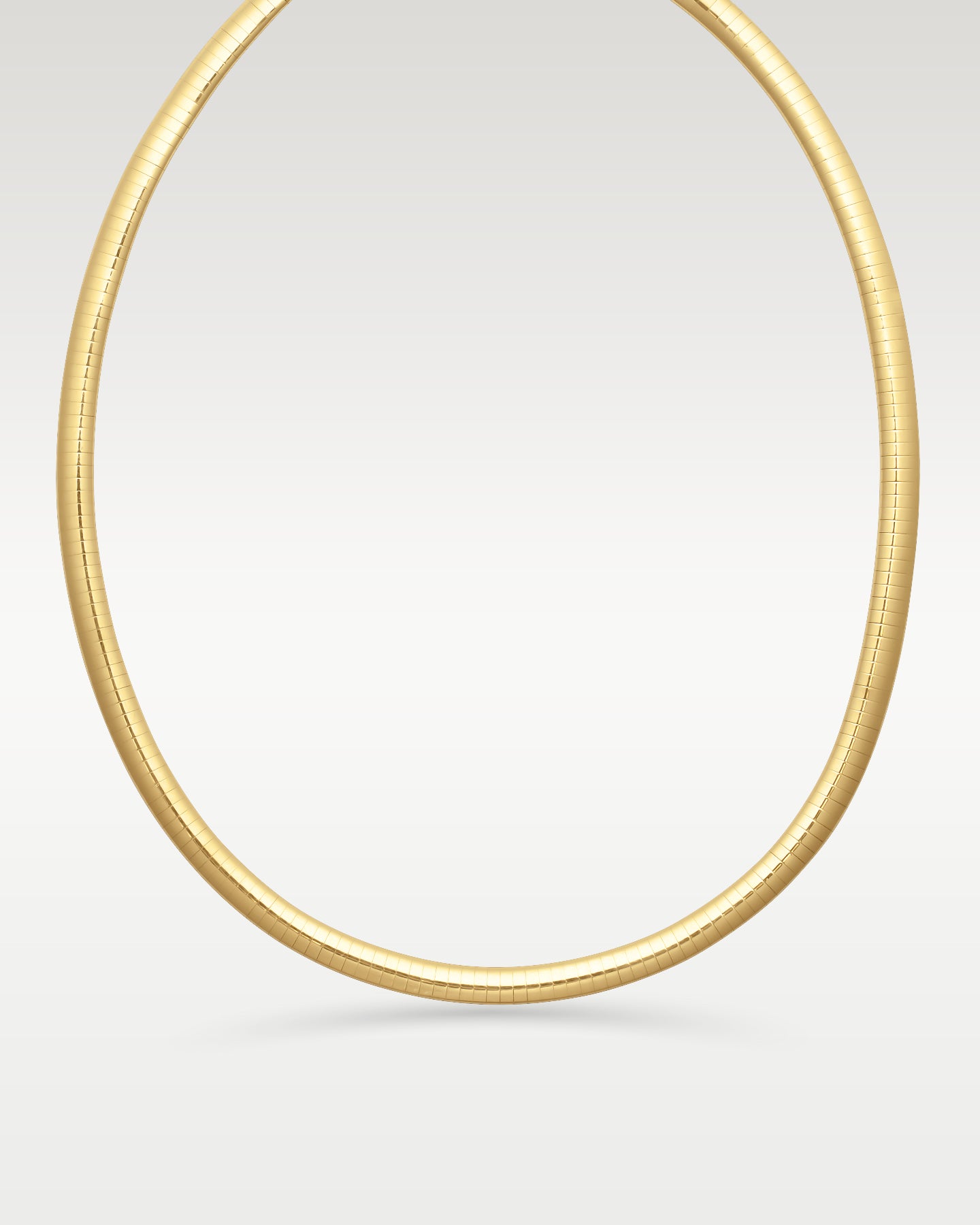 Yellow Gold Omega Necklace | Noah's Fine Jewelry Dallas, Texas