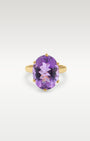 14k Yellow Gold Oval Amethyst Ring | Noah's Fine Jewelry Frisco