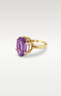 14k Yellow Gold Oval Amethyst Ring | Noah's Fine Jewelry Frisco