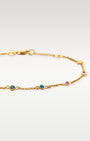 14k Yellow Gold Rainbow Sapphire Station Bracelet | Noah's Fine Jewelry DFW, TX