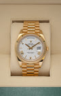White Roman Rolex Day-Date 228238 | Noahs Fine Watches & Jewelry TX