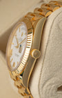 White Roman Rolex Day-Date 228238 | Noahs Fine Watches & Jewelry TX