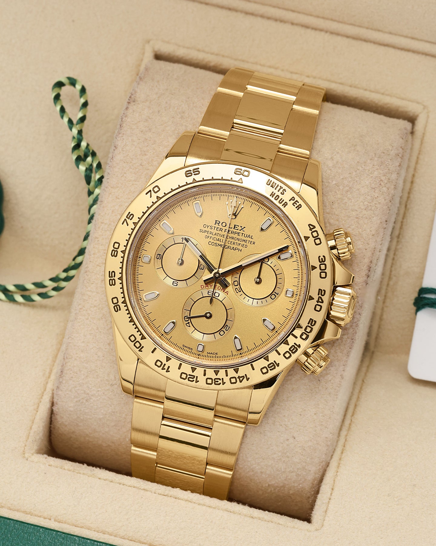 Champagne dial Rolex Daytona 116508 | Noahs Fine Watches & Jewelry TX