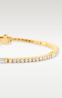 Yellow Gold Round & Baguette Tennis Bracelet | Noah's Fine Jewelry DFW, Texas