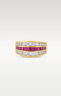 18k Yellow Gold Ruby and Diamond Ring | Noah's Fine Jewelry Frisco, TX