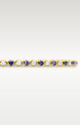 Yellow Gold Sapphire Diamond Tennis Bracelet | Noah's Fine Watches and Jewelry DFW