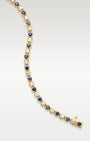 Yellow Gold Sapphire Diamond Tennis Bracelet | Noah's Fine Watches and Jewelry DFW