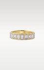 14k Yellow Gold Semi Eternity Baguette Diamond Ring | Noah's Fine Watches Frisco, Texas
