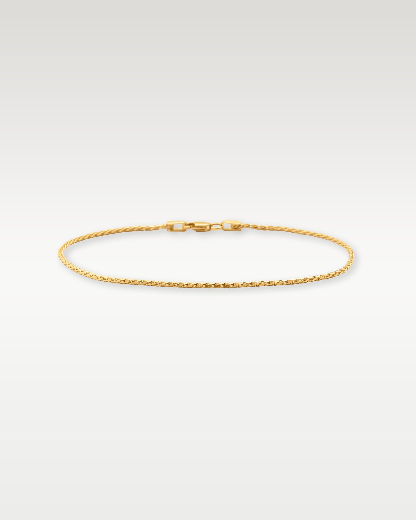 14k Yellow Gold Wheat Bracelet | Noah's Fine Jewelry Dallas, Texas