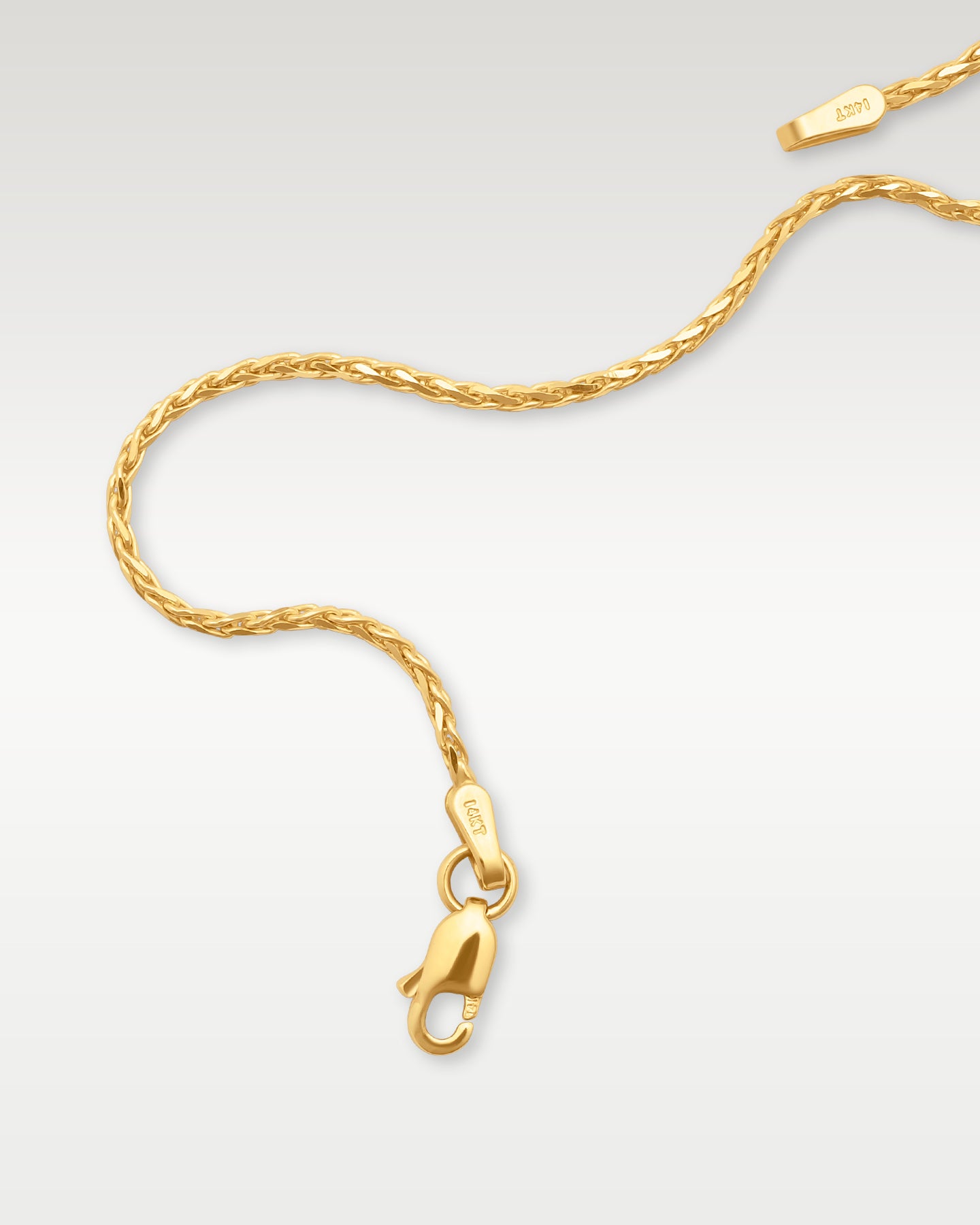 14k Yellow Gold Wheat Bracelet | Noah's Fine Jewelry Dallas, Texas