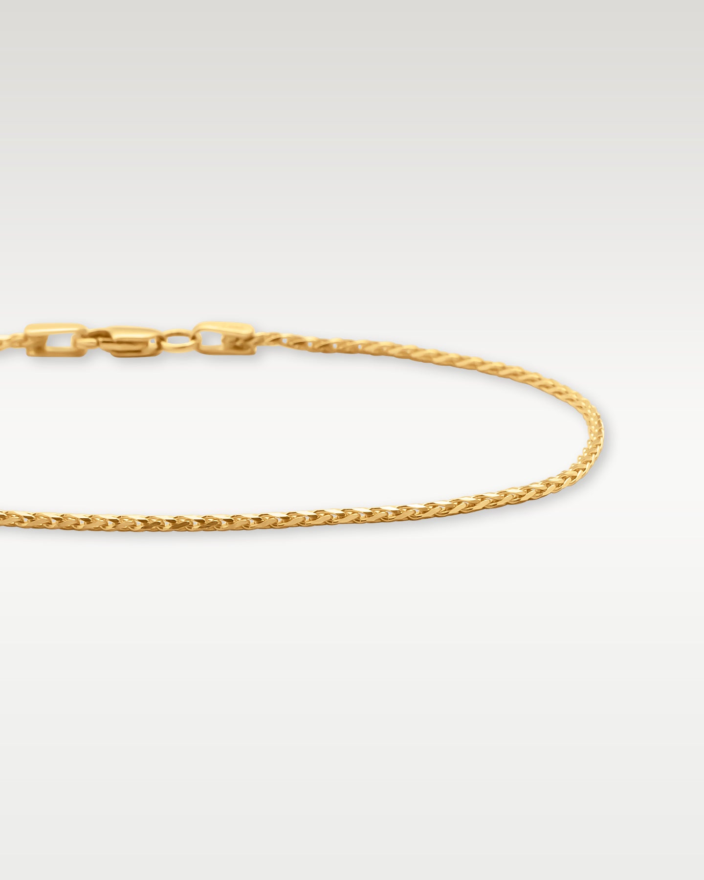 14k Yellow Gold Wheat Bracelet | Noah's Fine Jewelry Dallas, Texas