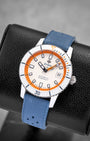 Zodiac Super Sea Wolf Z09270 Orange White Watch | Noah's Fine Watches and Jewelry Dallas