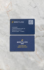 Official Breitling digital warranty card and international manual for Avenger Chronograph GMT 45 reference A24315101C1X1
