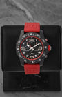 Breitling Endurance Pro 44mm black dial with red rubber strap X82310D91B1S1 at Noah's Fine Watches & Jewelry Dallas