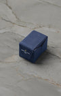 Official blue eco-friendly folding presentation watch box included with pre-owned Breitling Navitimer B01 AB0138 at Noah's Fine Watches & Jewelry in Dallas