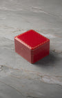 Original iconic red Cartier presentation watch box available at Noah's Fine Watches & Jewelry in Dallas, TX