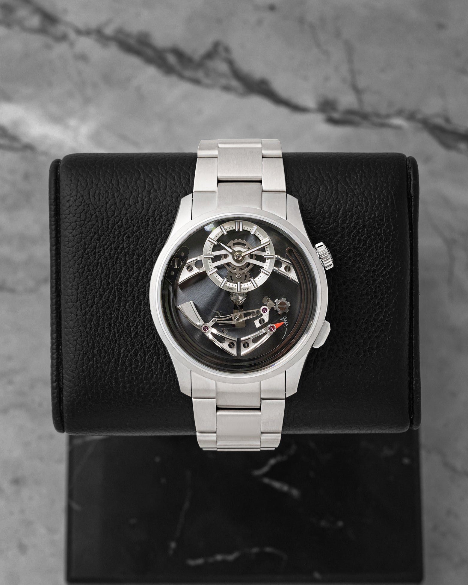 Pre-owned 2024 Christopher Ward C1 Bel Canto Nero C01-41APT0-T00K0 titanium chiming watch at Noah's Fine Watches & Jewelry in Dallas, TX