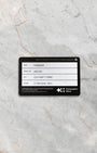 Original Christopher Ward international warranty card for pre-owned 2024 C1 Bel Canto Nero C01-41APT0-T00K0