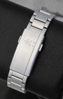 Christopher Ward stainless steel watch bracelet and micro-adjustable clasp with the engraved logo