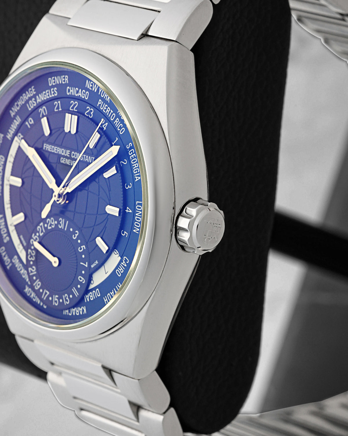 Frederique Constant Highlife Worldtimer Manufacture FC-718N4NH6B | Noah's Fine Watches & Jewelry