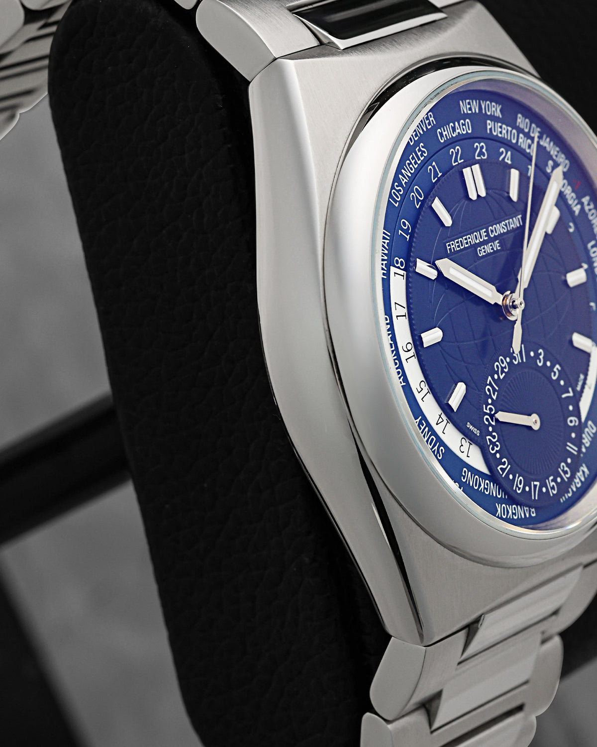 Frederique Constant Highlife Worldtimer Manufacture FC-718N4NH6B | Noah's Fine Watches & Jewelry