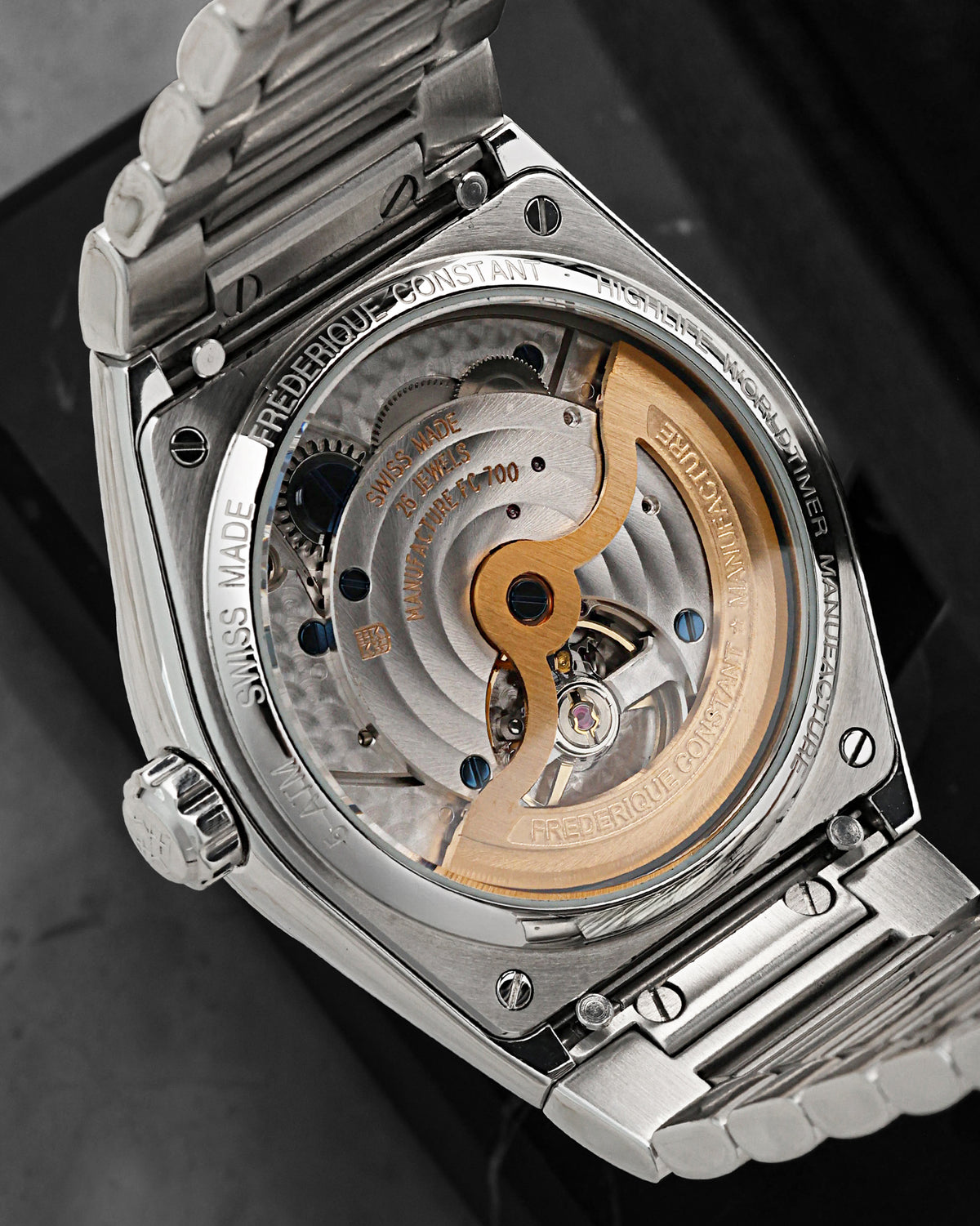 Frederique Constant Highlife Worldtimer Manufacture FC-718N4NH6B | Noah's Fine Watches & Jewelry