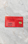 2022 Omega Master Chronometer red warranty card for reference 435.13.40.21.02.001