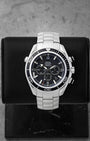 Preowned Omega Seamaster Planet Ocean 600M Chronograph 2210.50.00 45.5mm black dial watch at Noah's Fine Watches Dallas