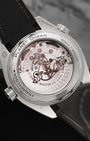 Sapphire crystal caseback revealing the Omega Co-Axial Master Chronometer Calibre 8900 movement