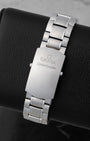 Stainless steel bracelet with push-button release folding clasp for Omega Speedmaster Racing reference 326.30.40.50.01.002