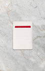 Official Omega pictogram warranty cards and white leatherette cardholder for Speedmaster Racing 326.30.40.50.01.002