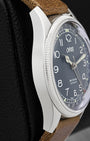 Side profile view of the 40mm stainless steel case for Oris Big Crown Pointer Date 01 754 7785 4065