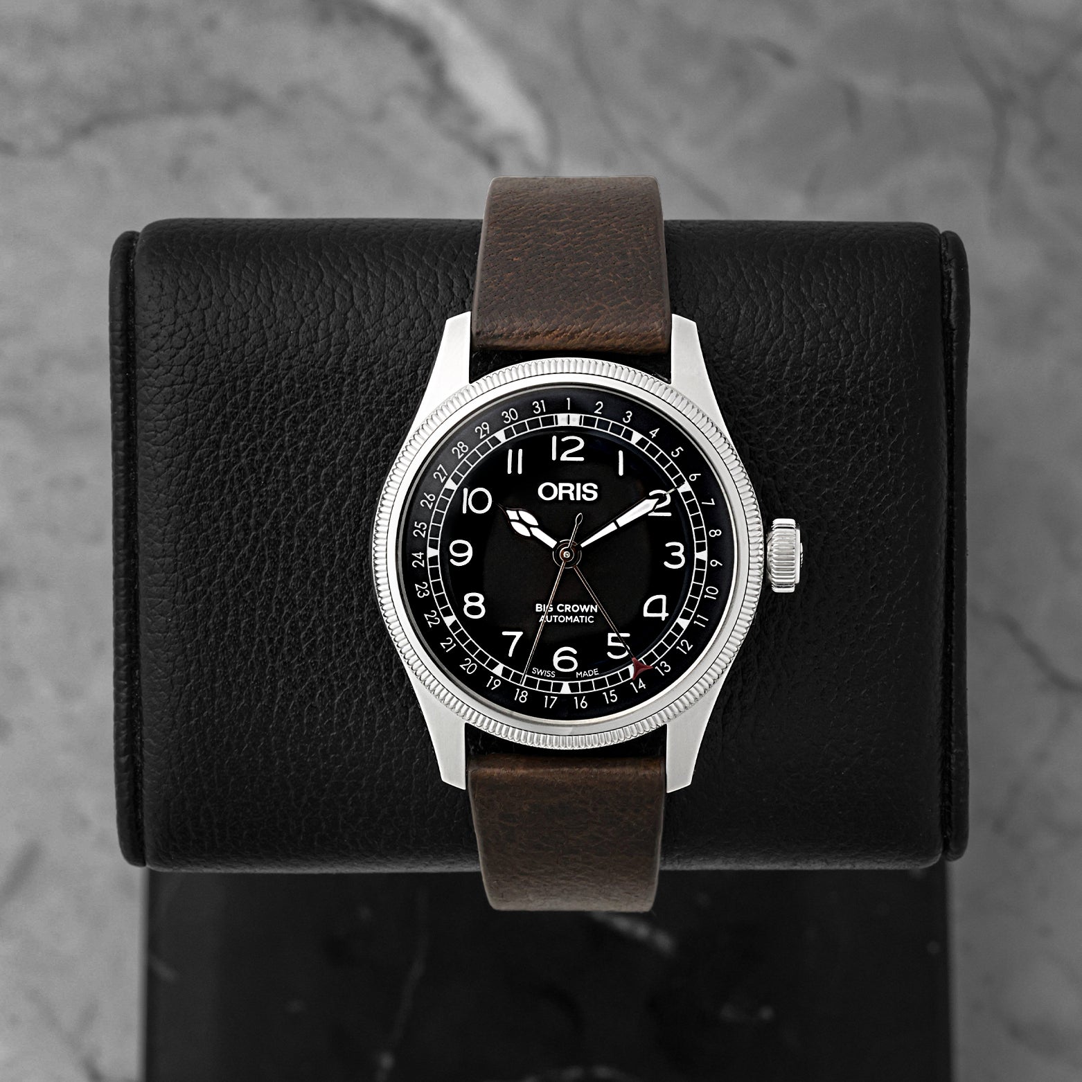 Pre owned Oris Big Crown Pointer Date Waldenburgerbahn Limited Edition 01 754 7785 4084 at Noah's Fine Watches & Jewelry in Dallas, TX
