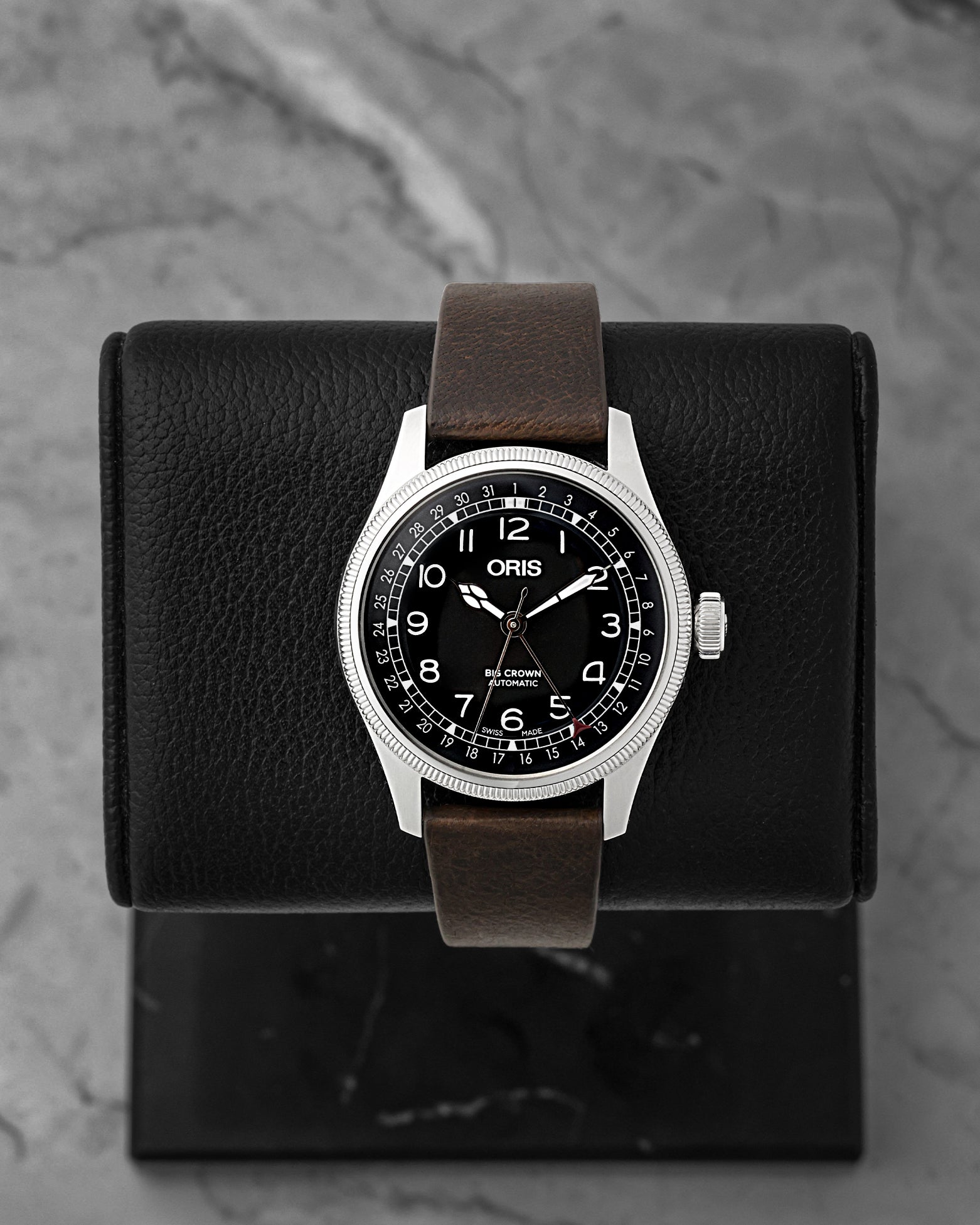 Pre owned Oris Big Crown Pointer Date Waldenburgerbahn Limited Edition 01 754 7785 4084 at Noah's Fine Watches & Jewelry in Dallas, TX