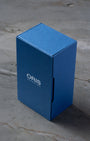 Special edition blue leather travel watch pouch and presentation box for the Oris Okavango Air Rescue series