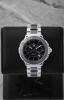 Preowned TAG Heuer Formula 1 CAH1210.BA0862 racing chronograph watch with high-gloss black ceramic bezel and dial at Noah's Fine Watches and Jewelry in Dallas