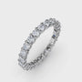 360-degree product video of the Fana W6126 14k white gold 1.25ct diamond eternity band, showcasing its full-circle brilliance and shared-prong craftsmanship at Noah's Fine Watches & Jewelry