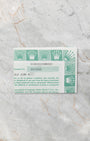 Original vintage Rolex punched warranty certificate paper for reference 16013 Datejust dated 1986.