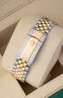 Two tone 18k yellow gold and stainless steel Jubilee bracelet with Oysterclasp for Rolex Datejust 41 reference 126333