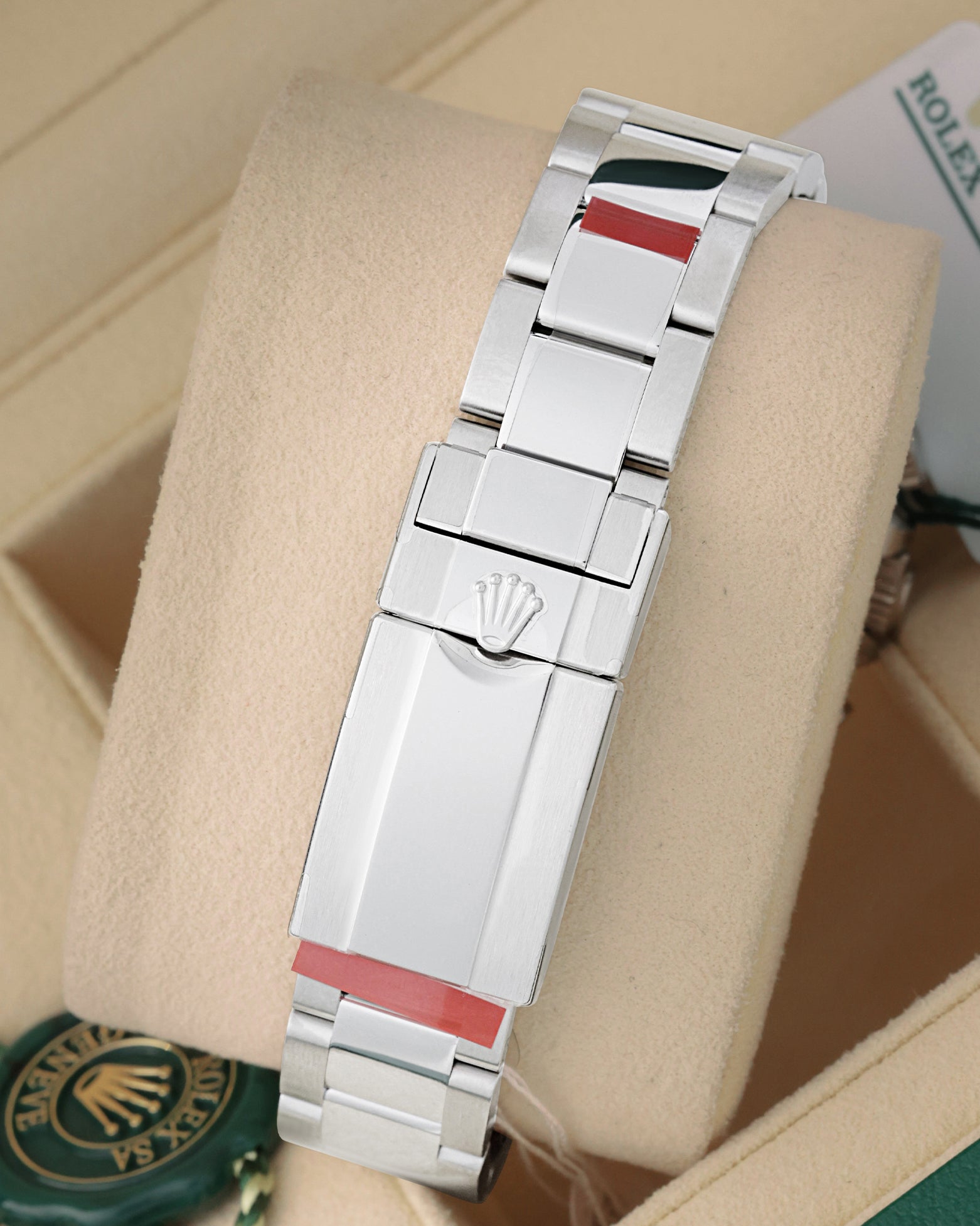 Stainless steel Oyster bracelet with Oysterlock safety clasp and Easylink extension for Rolex Daytona 116500LN