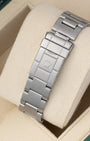 Back view showing the stainless steel Oysterlock clasp and bracelet on a 2007 Rolex Explorer 114270