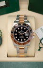 Preowned 2026 Rolex GMT-Master II 126711CHNR Root Beer in two-tone Everose gold and steel with box and papers at Noah's Fine Watches & Jewelry in Dallas, Texas