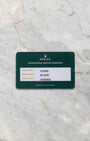 Official Rolex international guarantee card displaying serial number and model reference 279383RBR for 2022 Lady-Datejust 28