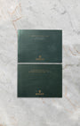 Official green Rolex Oyster Perpetual Datejust owners user guide and automatic factory service warranty booklet documentation