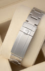 Stainless steel Oyster bracelet with Oysterlock safety clasp and Glidelock extension system for Rolex Submariner Date 126610LV