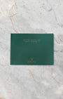 Original green Rolex Yacht-Master II official instruction manual booklet and warranty holder for reference 126680.