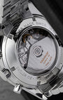 Exhibition sapphire crystal caseback displaying the TAG Heuer Calibre 16 automatic chronograph movement