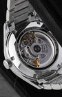 Exhibition sapphire crystal caseback displaying the TAG Heuer Calibre 5 automatic movement