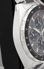 Side profile view of the 44mm fine-brushed stainless steel case for TAG Heuer Formula 1 Calibre 16 CAZ2012.BA0970
